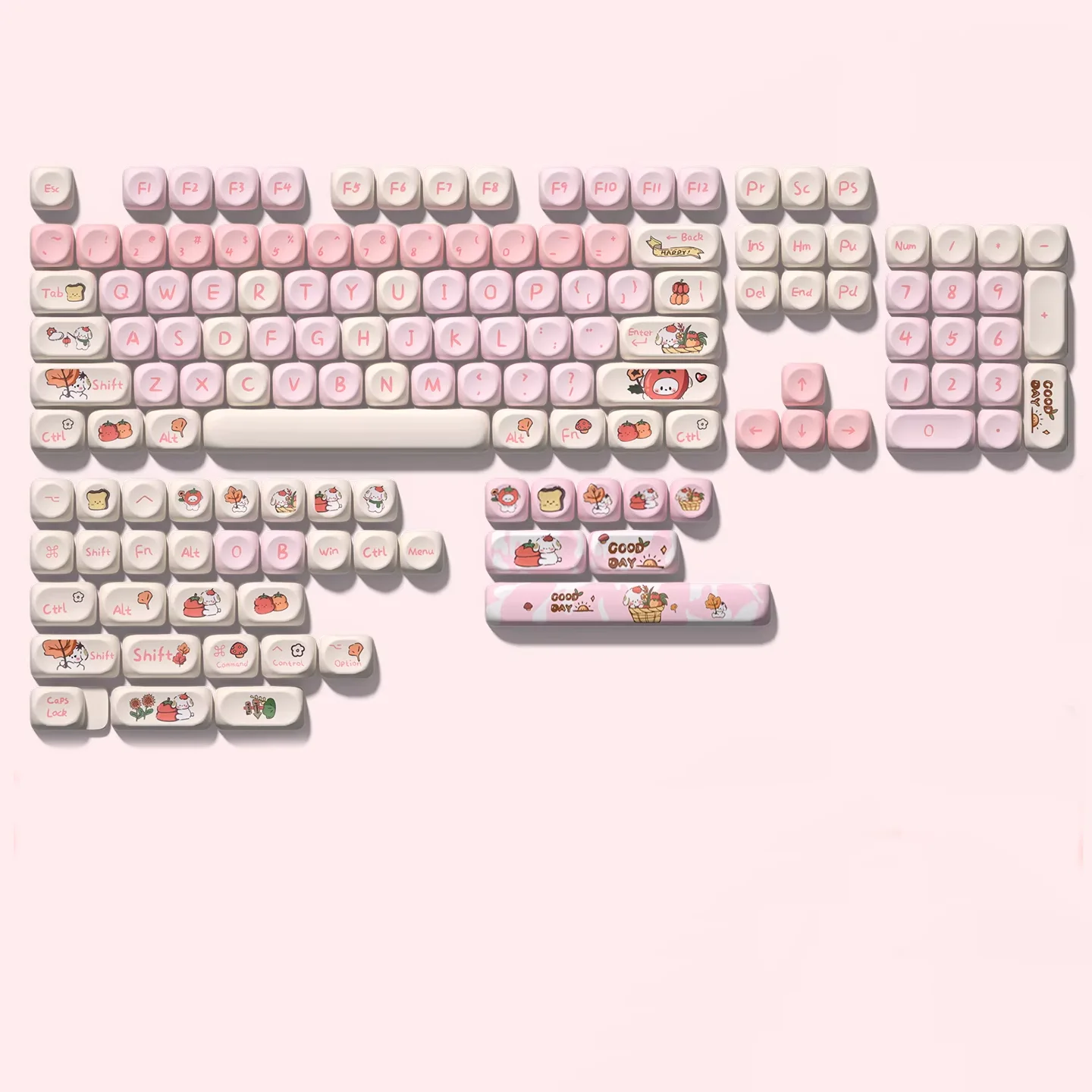 Милые аниме-кейкапы с собачками для механических клавиатур MX Switch, профиль MOA, PBT, сублимационная печать, DIY аксессуары для кастомизации
Милые аниме-кейкапы с собачками для механических клавиатур MX Switch, профиль MOA, PBT, сублимационная печать, DIY аксессуары для кастомизации