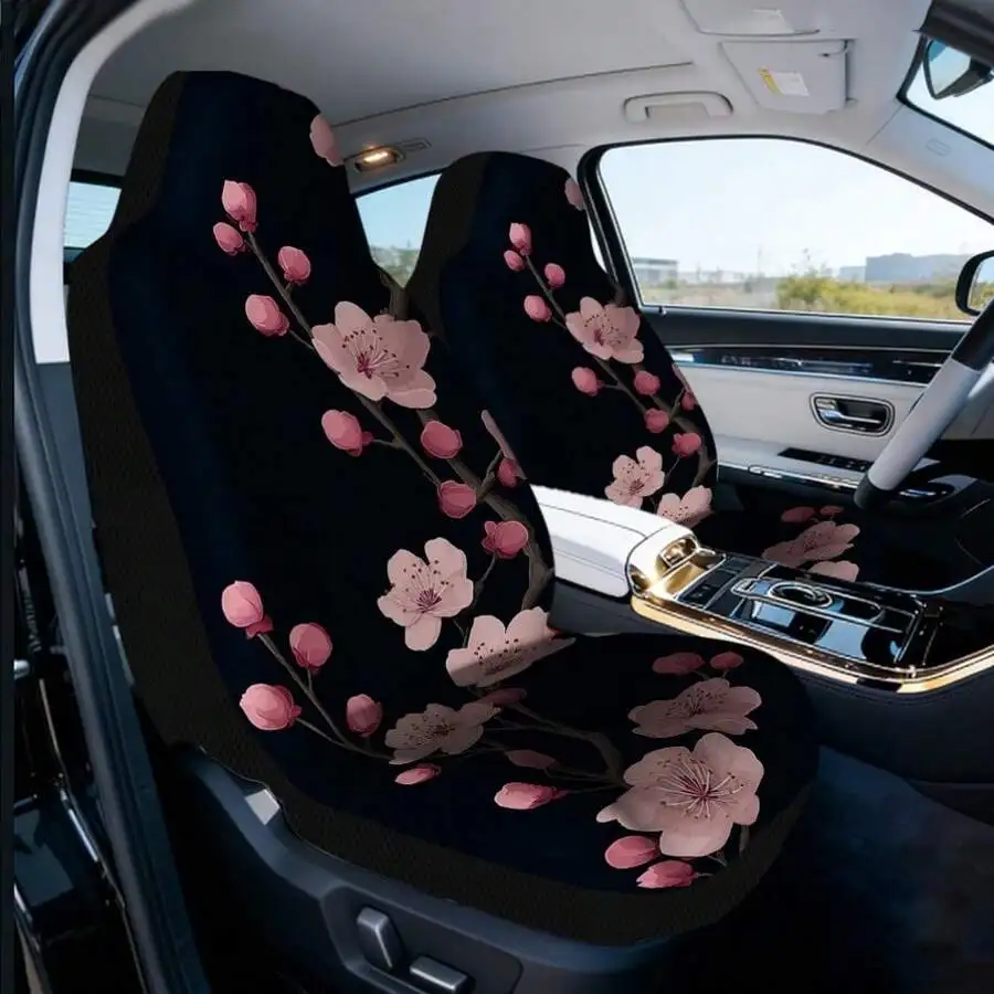 Spring Pink Cherry Blossom Car Seat Covers Set For Adult Drivers Comfortable Universal Fit
Spring Pink Cherry Blossom Car Seat Covers Set For Adult Drivers Comfortable Universal Fit