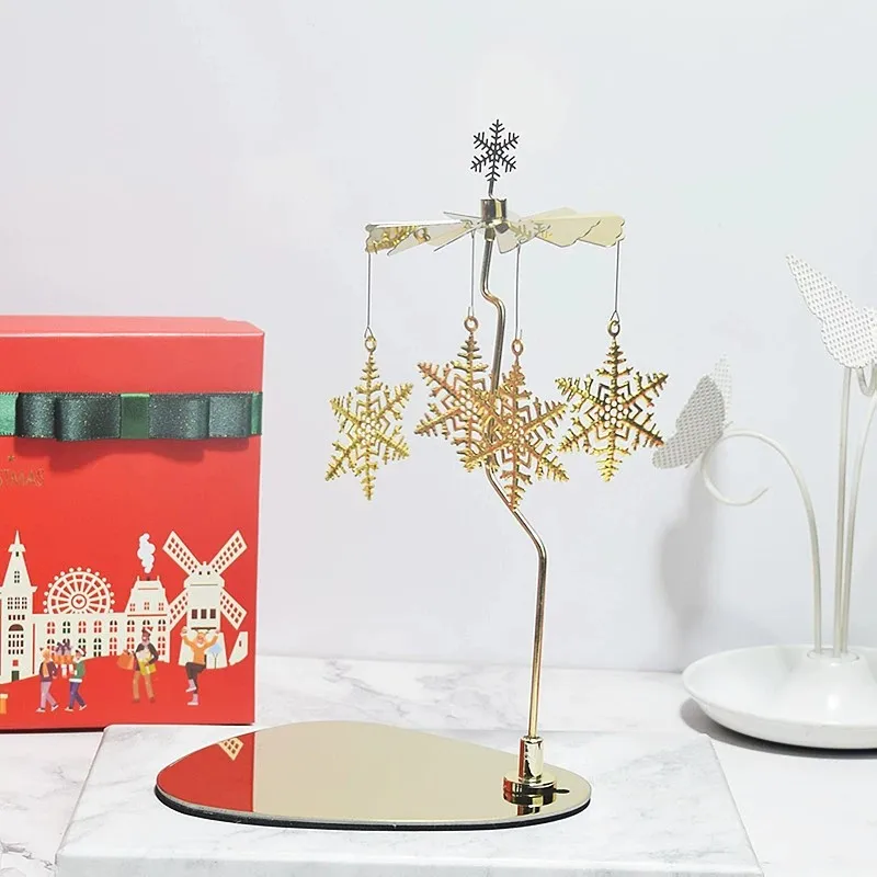 Metal Snowflake Deer Fairy Rotating Candlestick Tealight Candle Holder Tray Romantic Wedding Party Decoration Home Decor
Metal Snowflake Deer Fairy Rotating Candlestick Tealight Candle Holder Tray Romantic Wedding Party Decoration Home Decor