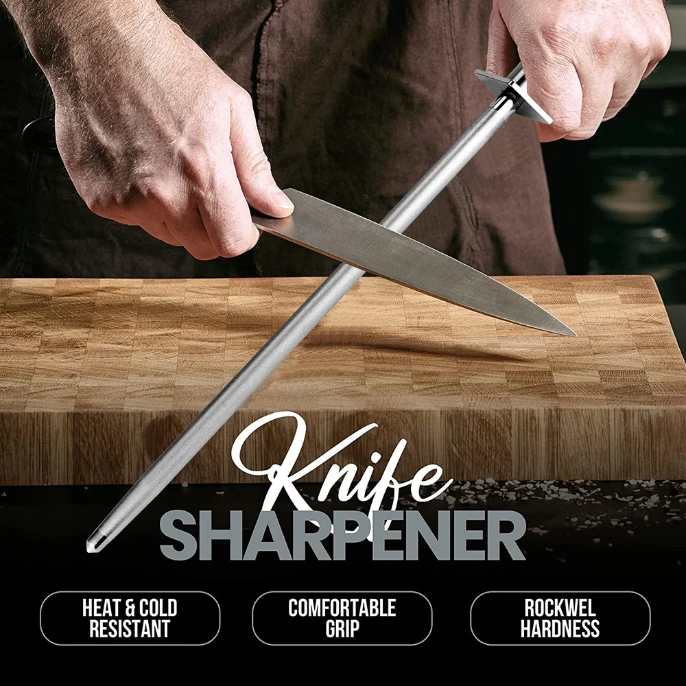 Professional Diamond Knife Sharpener 12 inch Color Wood Handle Handheld Kitchen Knife Sharpener Knife Fast sharp for All Knives
Professional Diamond Knife Sharpener 12 inch Color Wood Handle Handheld Kitchen Knife Sharpener Knife Fast sharp for All Knives