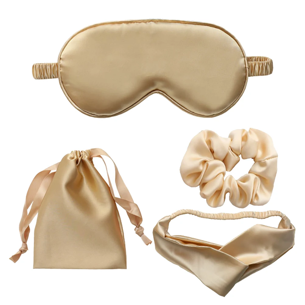 4pcs Four Piece Eye Mask Set Sleep Patch Blindfold Hair Tie Storage Bag Ear Plugs Relaxation Tool Hair Care
4pcs Four Piece Eye Mask Set Sleep Patch Blindfold Hair Tie Storage Bag Ear Plugs Relaxation Tool Hair Care