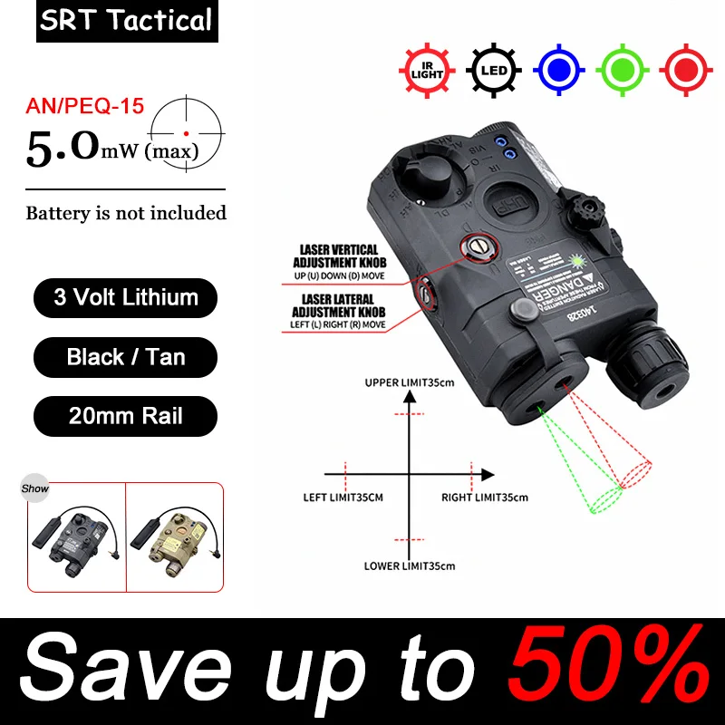 Airsoft WADSN Tactical UHP AN PEQ 15 PEQ-15 LA5C Red Dot Green Laser Indicator IR Weapon Scout LED AR15 Light Fit 20MM Rail SF
Airsoft WADSN Tactical UHP AN PEQ 15 PEQ-15 LA5C Red Dot Green Laser Indicator IR Weapon Scout LED AR15 Light Fit 20MM Rail SF