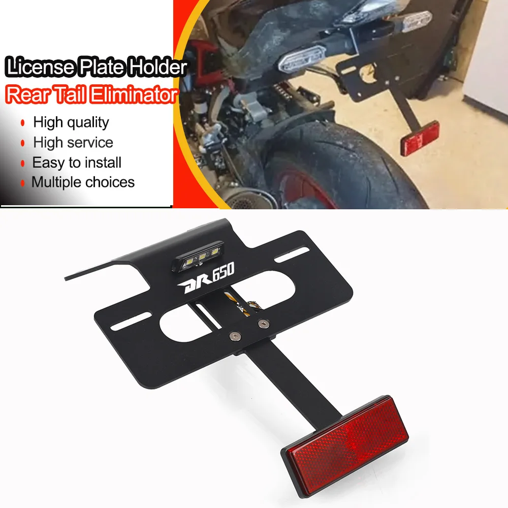 Motorcycle Accessories FOR SUZUKI DR650S DR650SE DR650 S/SE 1996-2022 2023 2024 2025 License Plate Holder Number Plate Bracket
Motorcycle Accessories FOR SUZUKI DR650S DR650SE DR650 S/SE 1996-2022 2023 2024 2025 License Plate Holder Number Plate Bracket