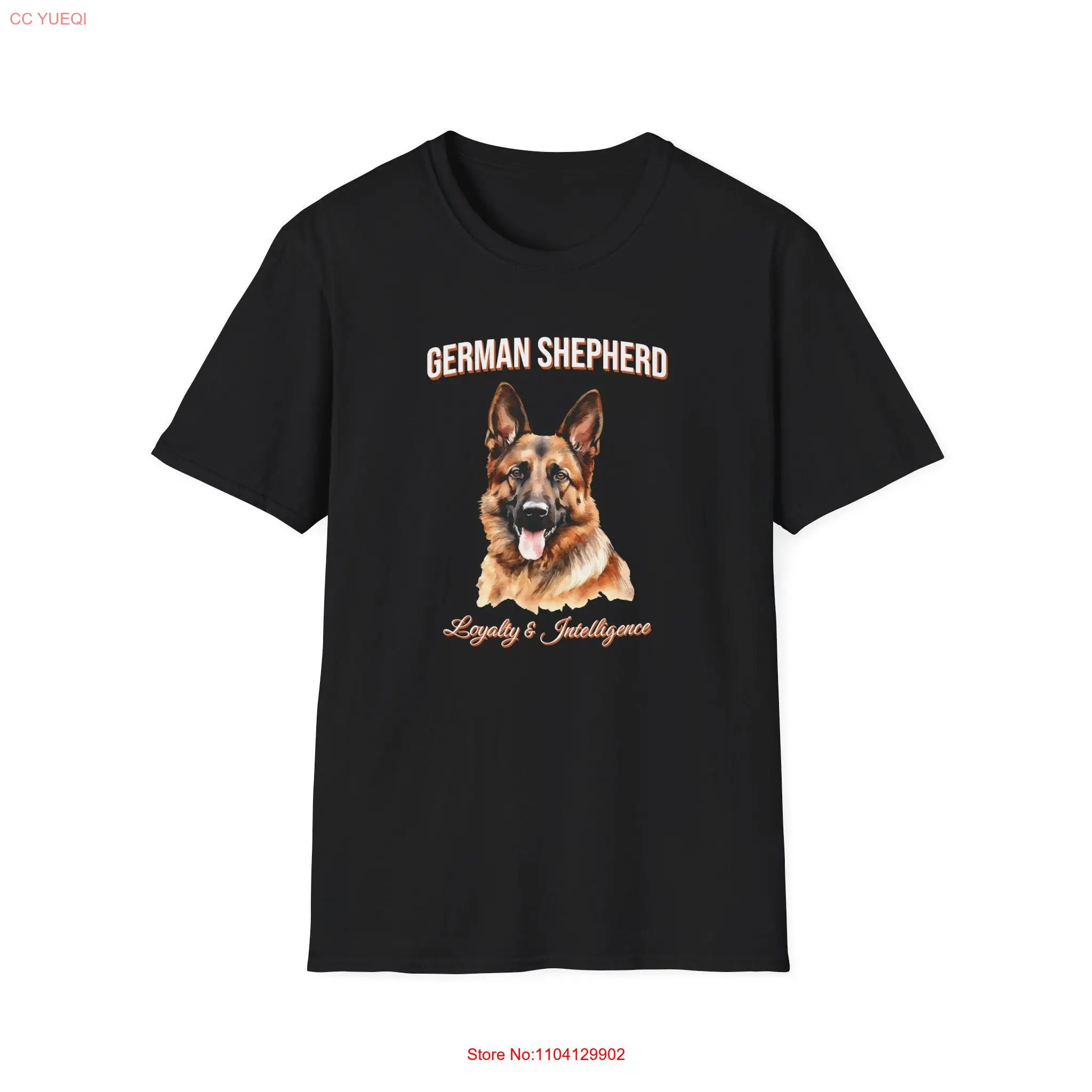 German Shepherd T Shirt Loyalty Intelligence Dog with Adorable Head Design long or short sleeves
German Shepherd T Shirt Loyalty Intelligence Dog with Adorable Head Design long or short sleeves