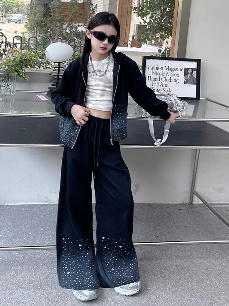 Spring Teenage Boy Girl Clothes Set Children Sports Gradient Sweatshirt Pullover Top and Pants Bottom 2pcs Suit Cotton Tracksuit
Spring Teenage Boy Girl Clothes Set Children Sports Gradient Sweatshirt Pullover Top and Pants Bottom 2pcs Suit Cotton Tracksuit