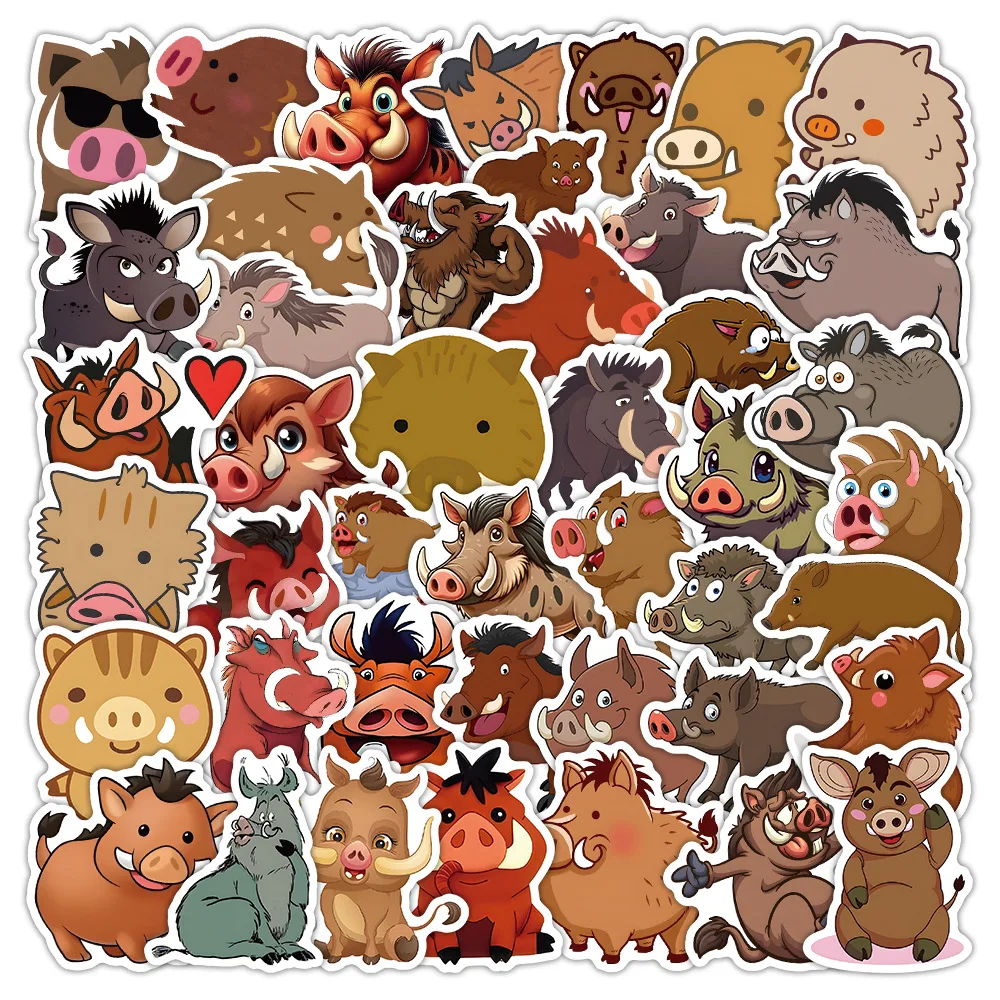 10/30/54PCS Cartoon Animal Boar Funny Cute Creative Personality Graffiti Stickers DIY Guitar Scrapbook Waterproof Decal Kids Toy
10/30/54PCS Cartoon Animal Boar Funny Cute Creative Personality Graffiti Stickers DIY Guitar Scrapbook Waterproof Decal Kids Toy