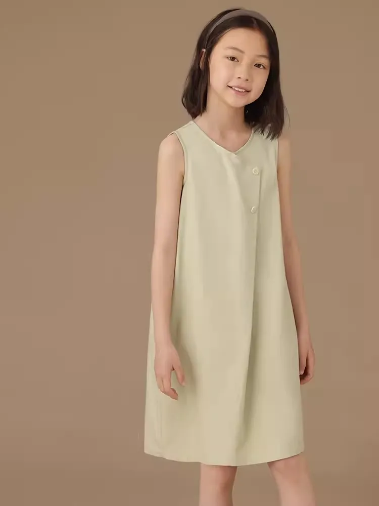 sisters Girls Dress Cotton Sleeveless Little Girl Dresses Baby Summer Sundresses Cute Children Clothes for Kids 4-17 Years Old
sisters Girls Dress Cotton Sleeveless Little Girl Dresses Baby Summer Sundresses Cute Children Clothes for Kids 4-17 Years Old