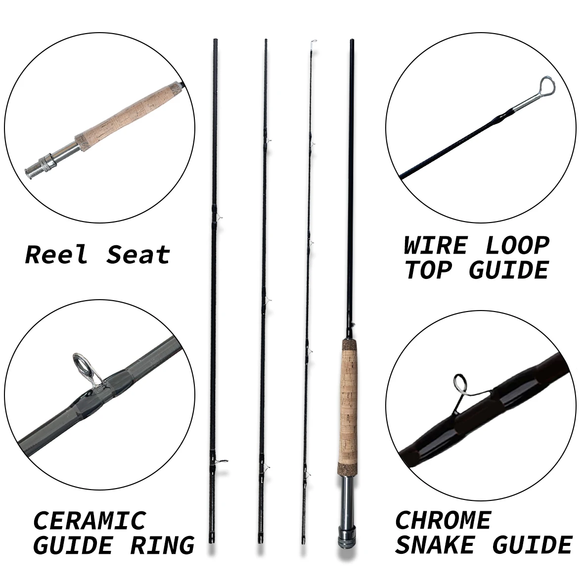 Удочка нахлыстом 5/6 Вт, общая длина 2. 7 м,4, четырехсекционная конструкция, складная длина 73 см, пробковая ручка, нескользящая и удобная, катушкодержатель из алюминиевого сплава с керамическими направляющими кольцами, плотное соединение между секциями
Удочка нахлыстом 5/6 Вт, общая длина 2. 7 м,4, четырехсекционная конструкция, складная длина 73 см, пробковая ручка, нескользящая и удобная, катушкодержатель из алюминиевого сплава с керамическими направляющими кольцами, плотное соединение между секциями