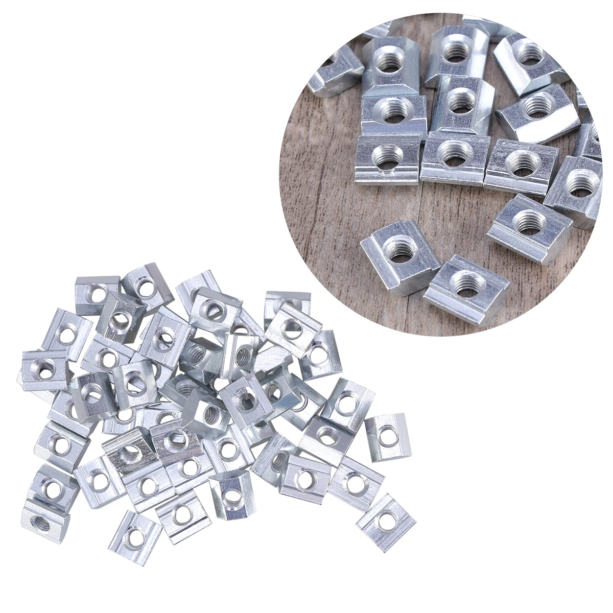 50pcs T-Type Slider Nut Carbon Steel European Standard Square Nut M5 Silver Hardware Fastener For Snowboarding
50pcs T-Type Slider Nut Carbon Steel European Standard Square Nut M5 Silver Hardware Fastener For Snowboarding