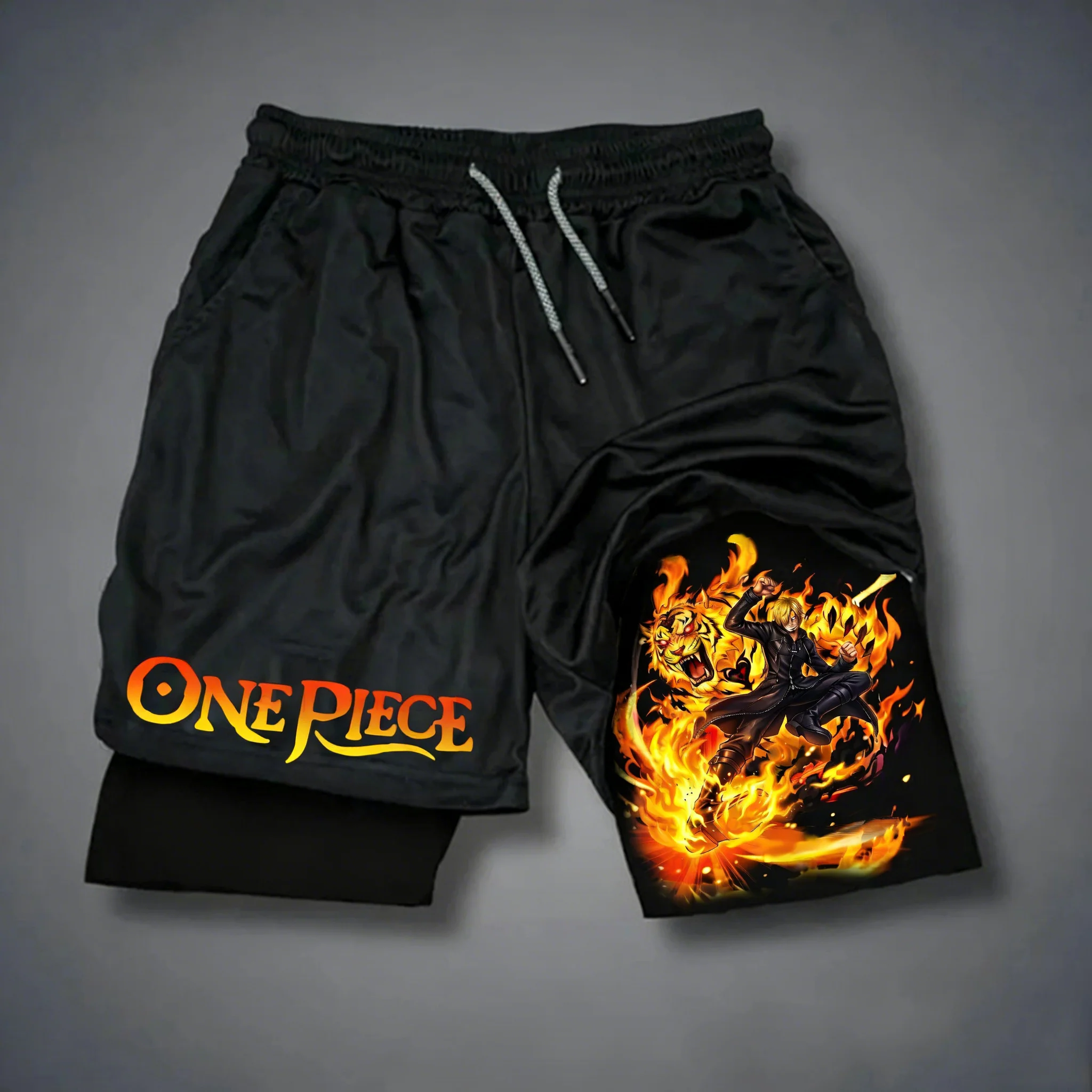 One Piece Anime Luffy Printed Double Layer Shorts for Men's Sports and Fitness in Spring/Summer 2026
One Piece Anime Luffy Printed Double Layer Shorts for Men's Sports and Fitness in Spring/Summer 2026