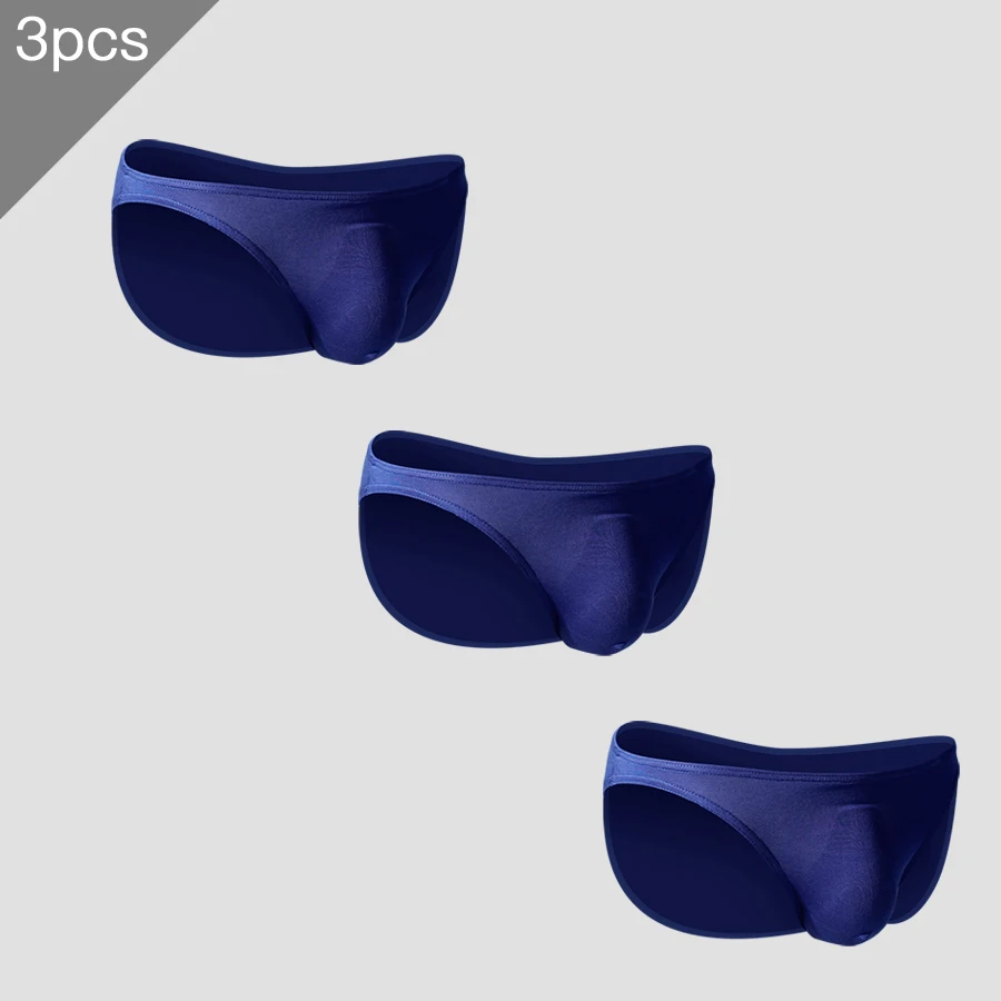 3Pcs Arctic Velvet Men's Briefs U-Convex Thin Elastic Sexy Low-Waist Tight Underpants
3Pcs Arctic Velvet Men's Briefs U-Convex Thin Elastic Sexy Low-Waist Tight Underpants
