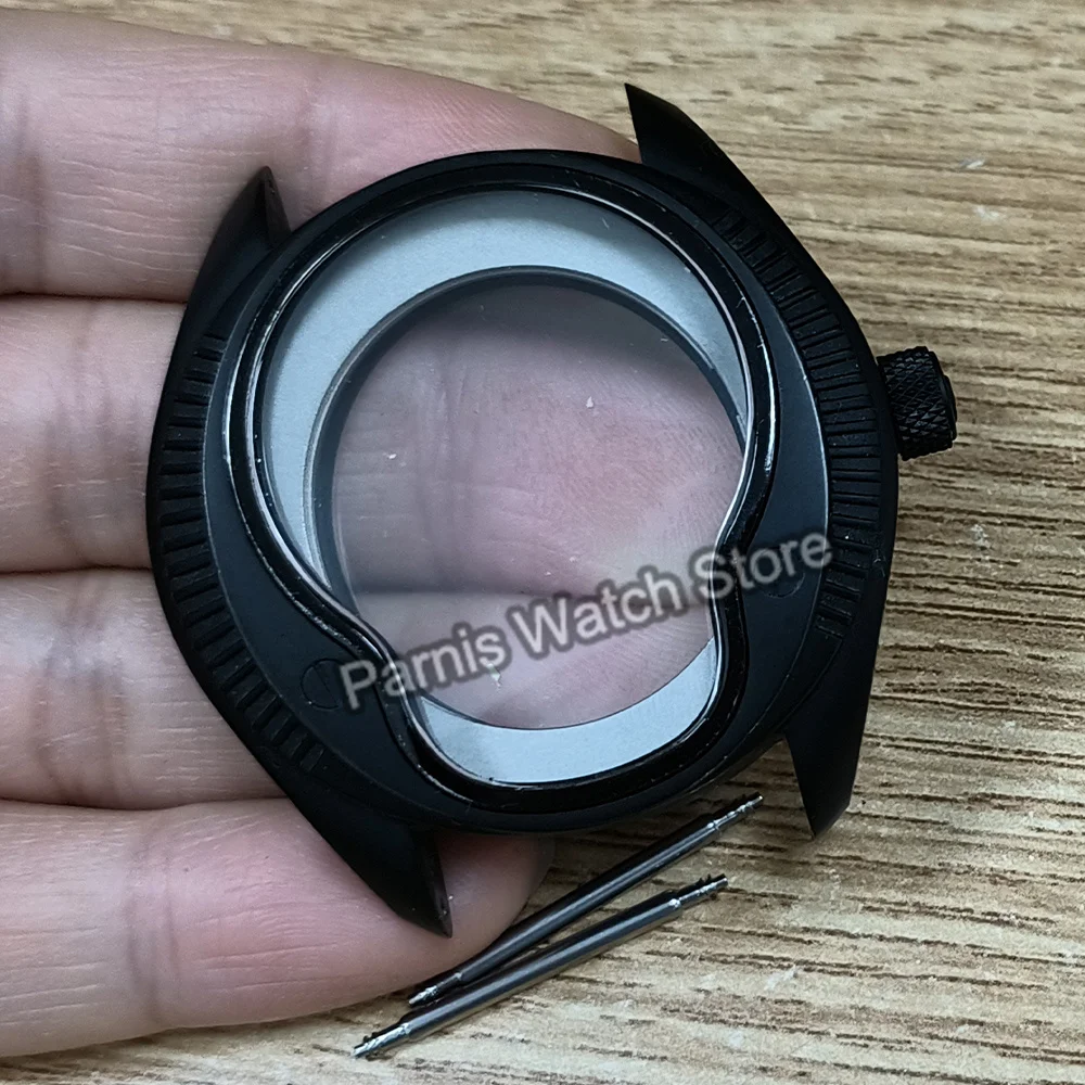 43mm Stainless Steel PVD Coated Black Watch Case Fit for Japan Miyota8N24 Automatic Movement
43mm Stainless Steel PVD Coated Black Watch Case Fit for Japan Miyota8N24 Automatic Movement