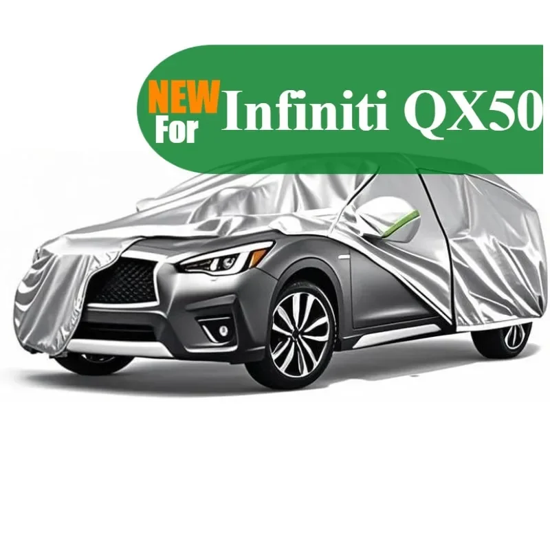 5-layer all-weather waterproof car cover for Infiniti QX50 4-Door.Fully protected from sun rain snow and hail with a storage bag
5-layer all-weather waterproof car cover for Infiniti QX50 4-Door.Fully protected from sun rain snow and hail with a storage bag