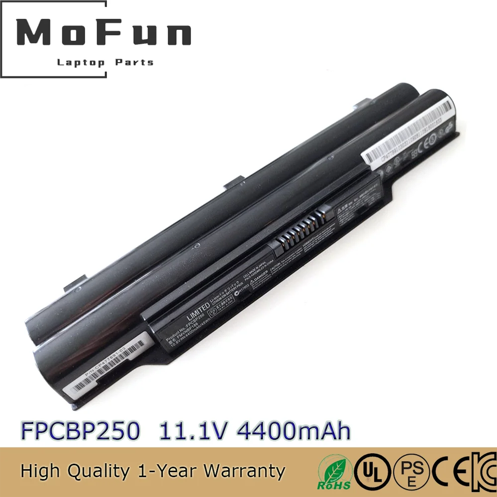 Оригинальный аккумулятор для ноутбука FPCBP250 11,1 В 4400 мАч для Fujitsu Lifebook A530 A531 LH520 Siemens FPCBP250AP FMVNBP186
Оригинальный аккумулятор для ноутбука FPCBP250 11,1 В 4400 мАч для Fujitsu Lifebook A530 A531 LH520 Siemens FPCBP250AP FMVNBP186