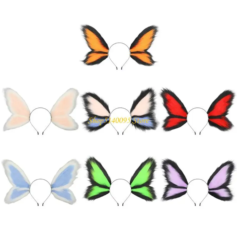 DXAE Fursuit Ear Accessory Butterfly Ear Hairhoop Women Roleplay Celebration Headwear
DXAE Fursuit Ear Accessory Butterfly Ear Hairhoop Women Roleplay Celebration Headwear