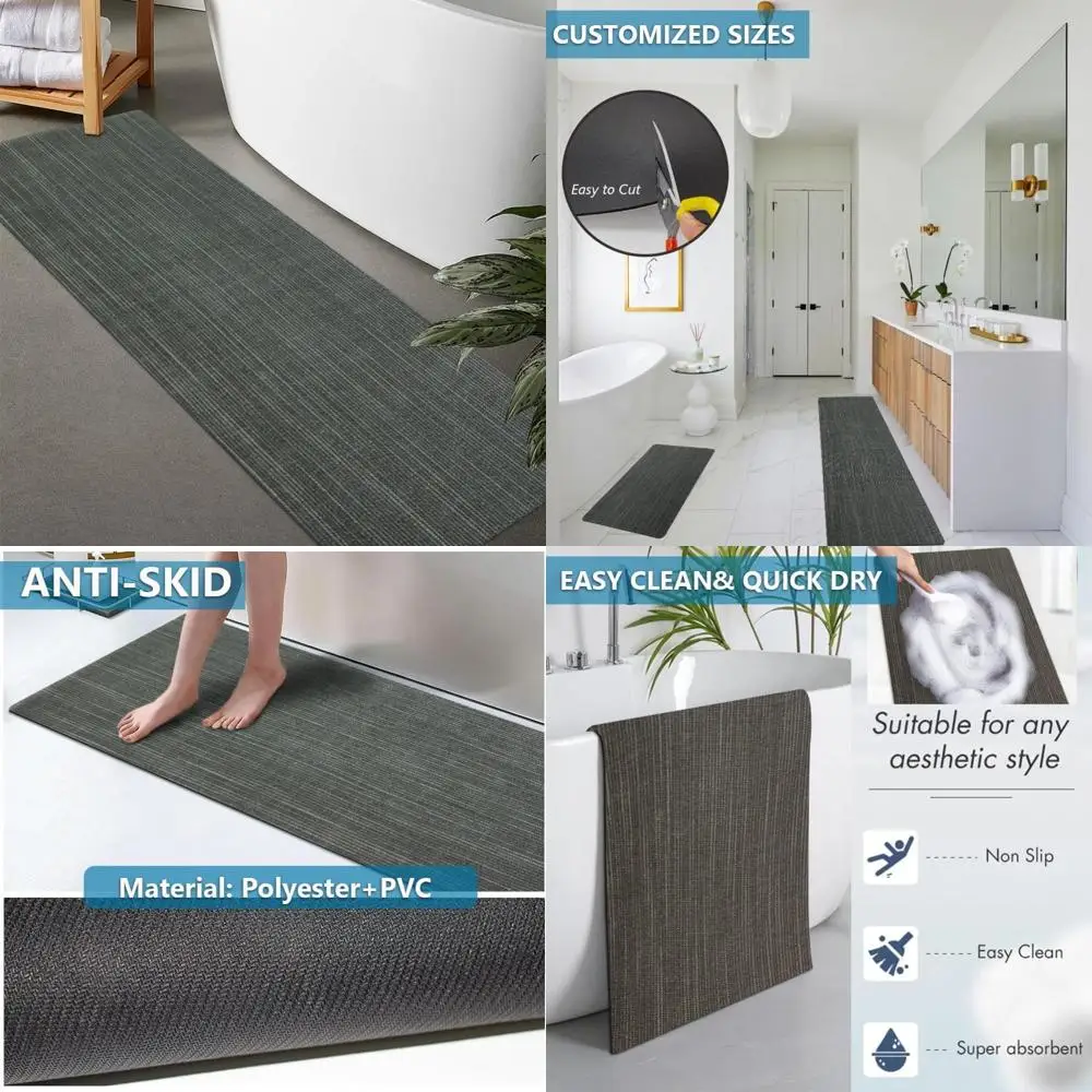 резиновые нескользящие впитывающие тонкие коврики для ванной по индивидуальному заказу — быстросохнущие, дверные, моющиеся коврики
резиновые нескользящие впитывающие тонкие коврики для ванной по индивидуальному заказу — быстросохнущие, дверные, моющиеся коврики