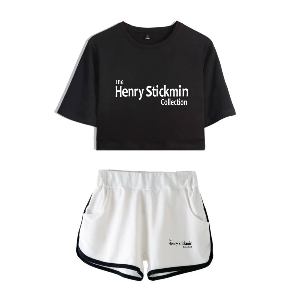 Fashion Creative The Henry Stickmin Print Two Piece Set Women Sexy Shorts+lovely T-shirt Cute Classic Dew navel Sport Girl suits
Fashion Creative The Henry Stickmin Print Two Piece Set Women Sexy Shorts+lovely T-shirt Cute Classic Dew navel Sport Girl suits