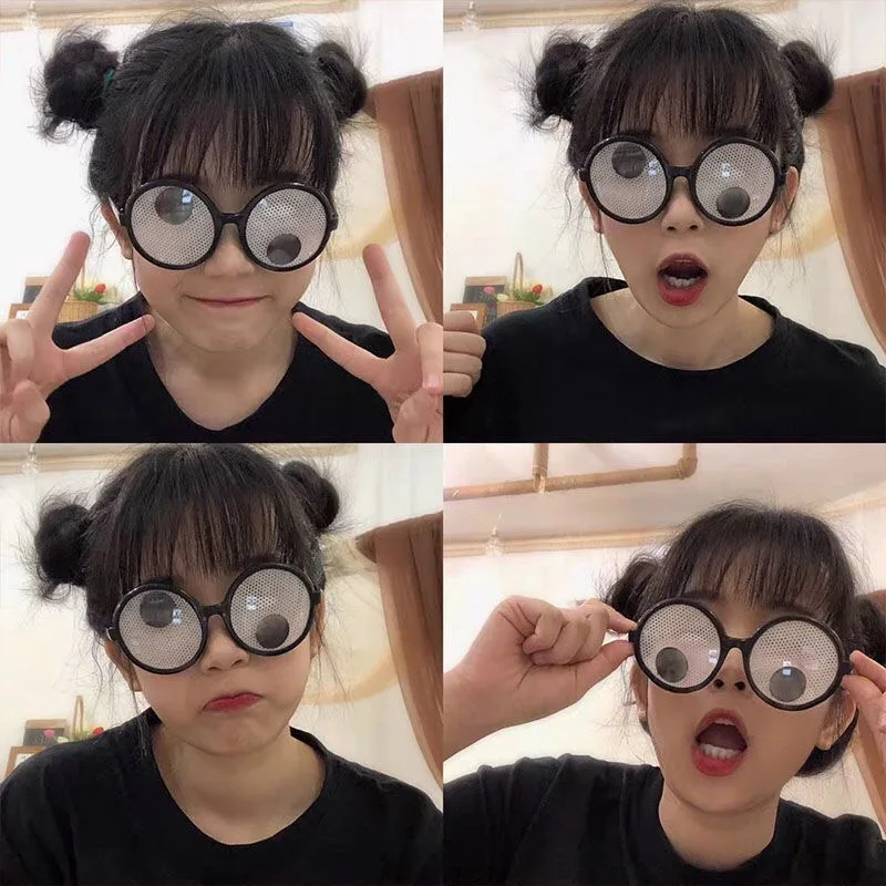 1Pcs Creative Round Frame Rotatable Eyeball Glasses Funny Glasses Halloween Costumes Accessory Eyeball Rolling Glasses Gifts
1Pcs Creative Round Frame Rotatable Eyeball Glasses Funny Glasses Halloween Costumes Accessory Eyeball Rolling Glasses Gifts