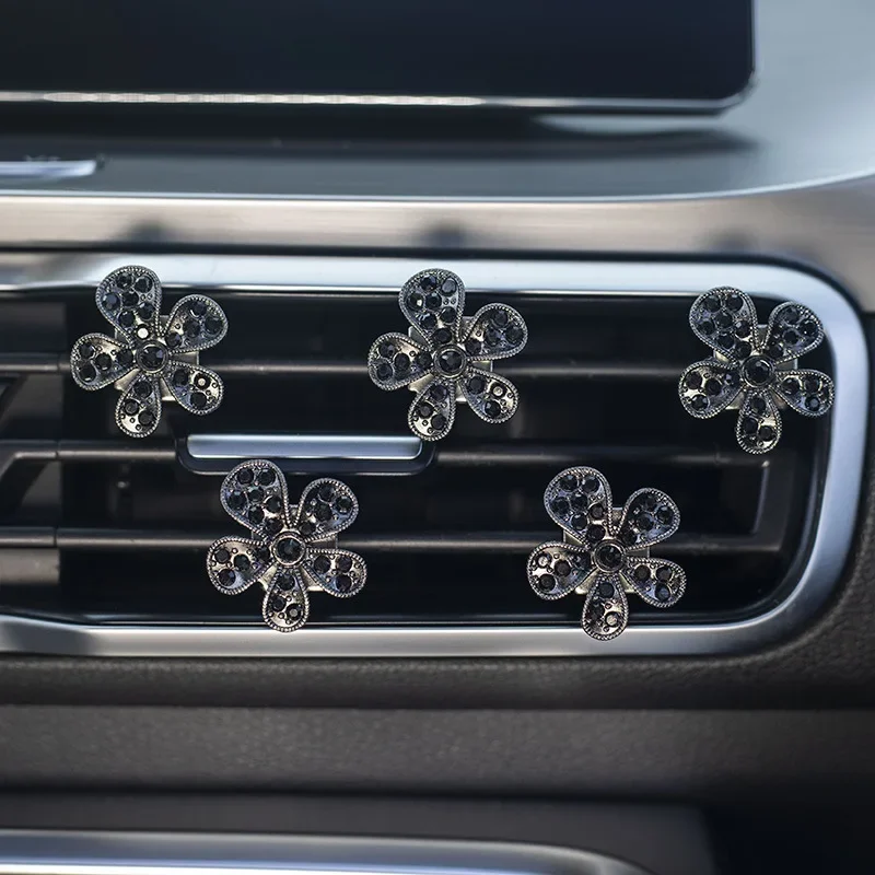 Car Air Freshener Diffuser Charms Car Interior Decor Rhinestone Diamond Crystal Flower Car Air Outlet Perfume Clip Accessories
Car Air Freshener Diffuser Charms Car Interior Decor Rhinestone Diamond Crystal Flower Car Air Outlet Perfume Clip Accessories