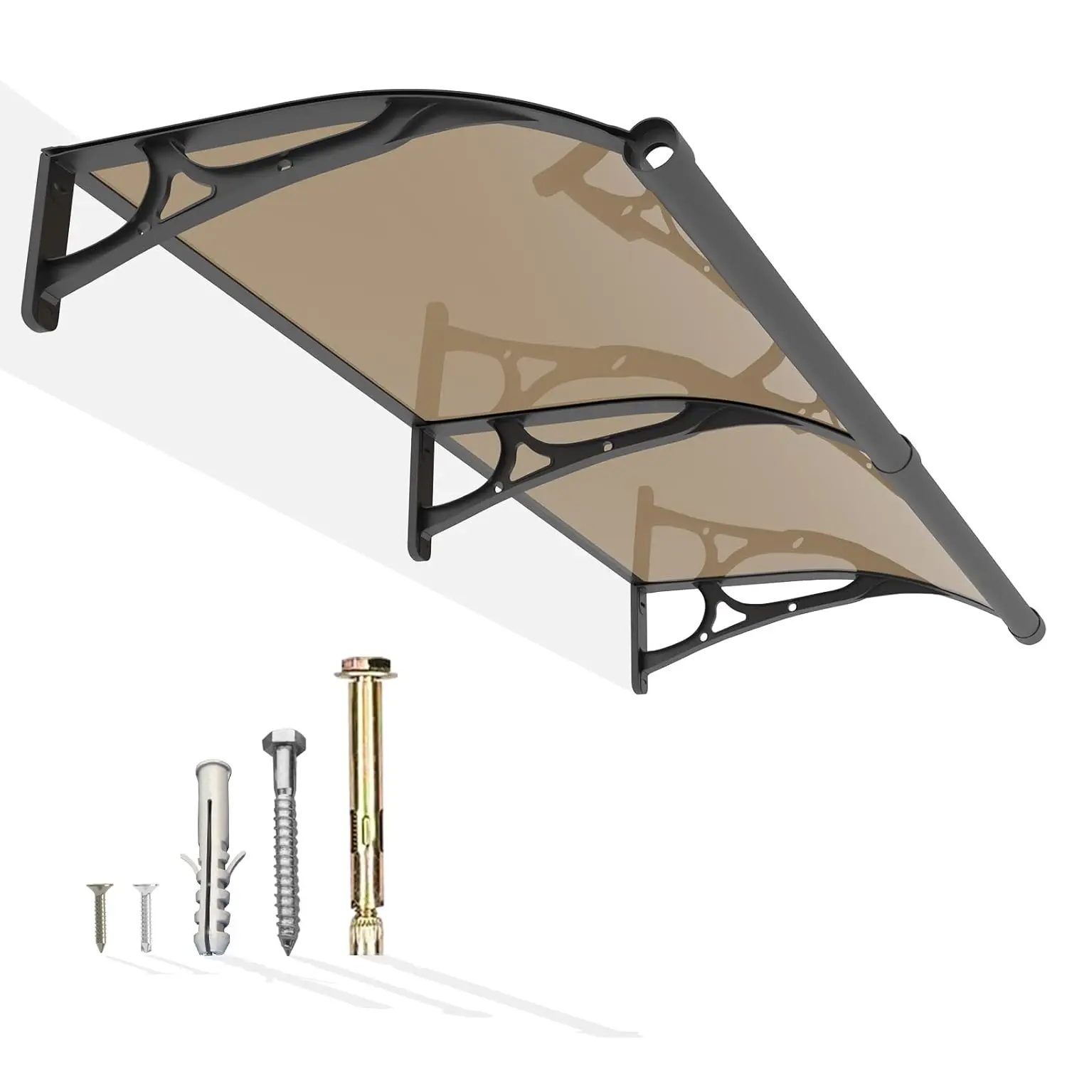 40x80Inch Door Awning Aluminum Bracket Polycarbonate Cover UV Rain Snow Protection House Porch Patio Deck,Custom
40x80Inch Door Awning Aluminum Bracket Polycarbonate Cover UV Rain Snow Protection House Porch Patio Deck,Custom