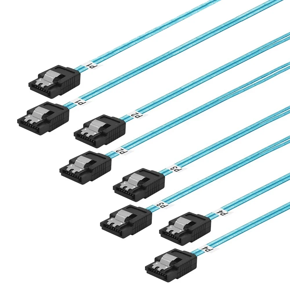 Высококачественный серверный кабель жесткого диска компьютера: 4 SATA на 4 SATA 4.0 с плетеной сеткой 180 градусов
Высококачественный серверный кабель жесткого диска компьютера: 4 SATA на 4 SATA 4.0 с плетеной сеткой 180 градусов