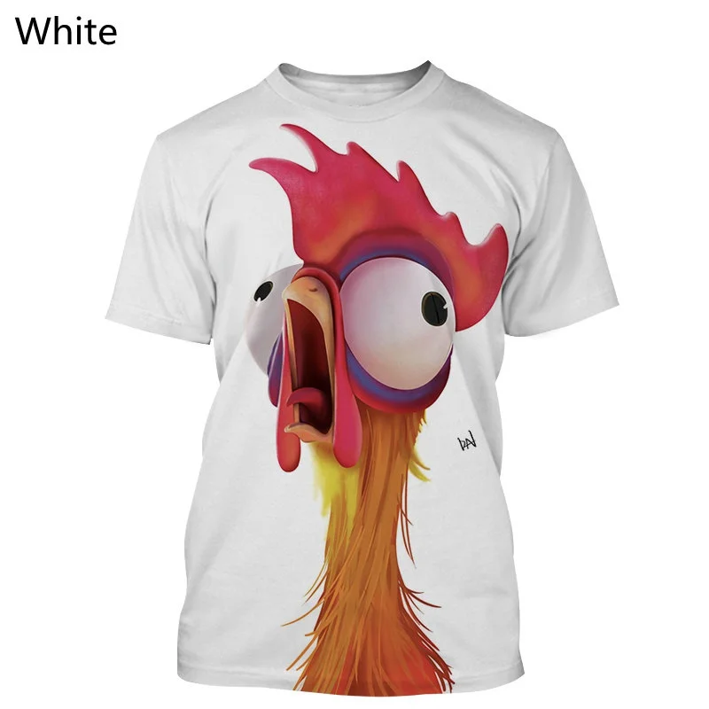 New Unisex Fashion Chicken 3D Printing Pattern Chick Print Men's T-shirt Street Wear Chicken Round Neck Short Sleeved T-shirt
New Unisex Fashion Chicken 3D Printing Pattern Chick Print Men's T-shirt Street Wear Chicken Round Neck Short Sleeved T-shirt