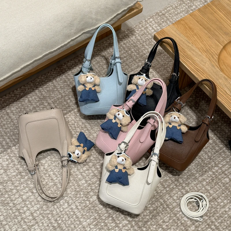 Korean Minimalist Bucket Bag Women's Multi-color Mother-Daughter Handbag Personality Splicing Ladies Shoulder Bag Crossbody Bag
Korean Minimalist Bucket Bag Women's Multi-color Mother-Daughter Handbag Personality Splicing Ladies Shoulder Bag Crossbody Bag