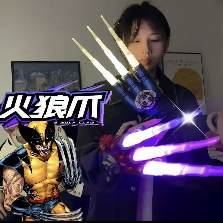 В наличии: Новейшие светящиеся игрушки-мечи в виде волчьих когтей с выдвижным лазером | Подарок для мальчиков с эффектами огня и свечения: идеальный сюрприз на праздники
В наличии: Новейшие светящиеся игрушки-мечи в виде волчьих когтей с выдвижным лазером | Подарок для мальчиков с эффектами огня и свечения: идеальный сюрприз на праздники