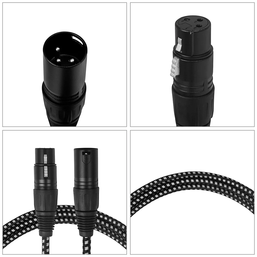 Audio Line Xlr Microphone Cord Cable Cords Male to Female for Microphones Cables
Audio Line Xlr Microphone Cord Cable Cords Male to Female for Microphones Cables