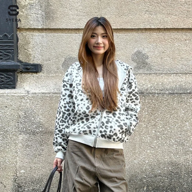 American Style Leopard Print Hooded Sweatshirt Cardigan Unisex Trendy Brand High Street Design Sense Lazy Style Jacket
American Style Leopard Print Hooded Sweatshirt Cardigan Unisex Trendy Brand High Street Design Sense Lazy Style Jacket