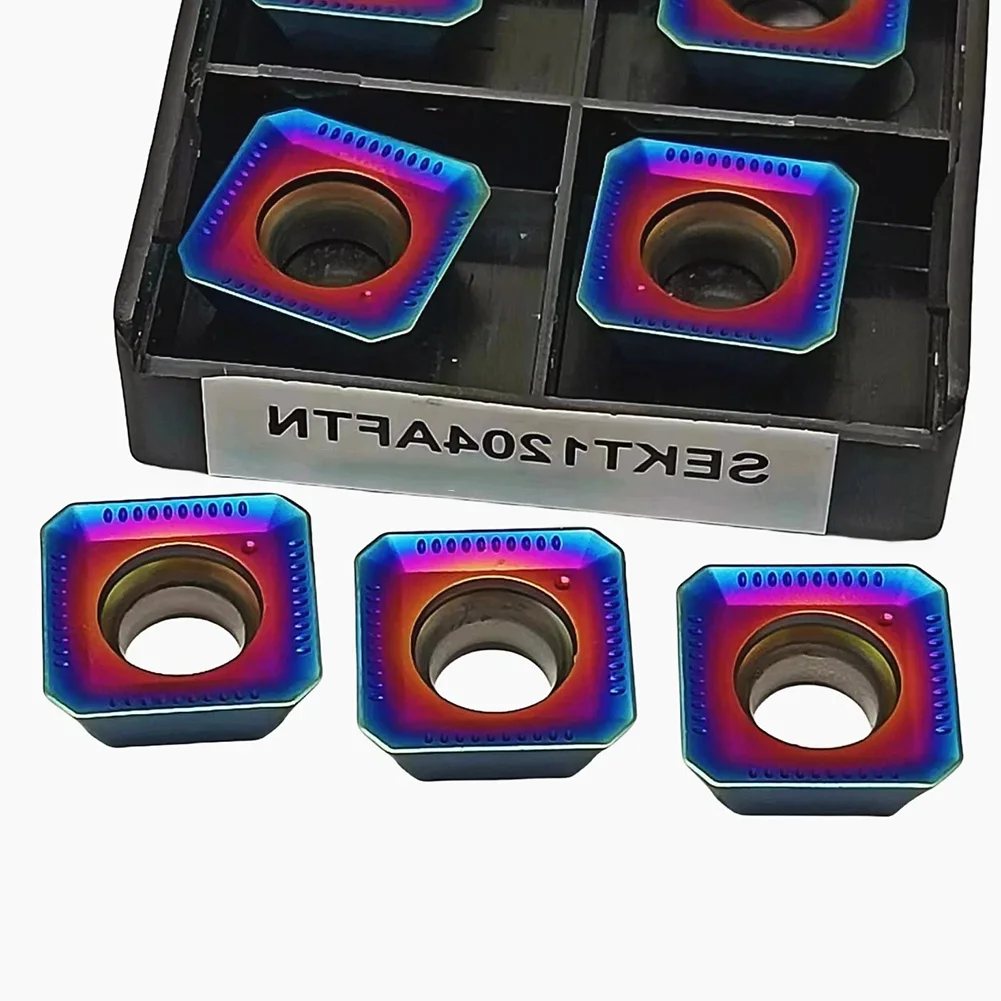 SEKT1204AFTN Фрезерные вставки с ЧПУ для стали, нержавеющей стали, чугуна, высокая жесткость, длительный срок службы инструмента, низкое трение, износостойкость
SEKT1204AFTN Фрезерные вставки с ЧПУ для стали, нержавеющей стали, чугуна, высокая жесткость, длительный срок службы инструмента, низкое трение, износостойкость