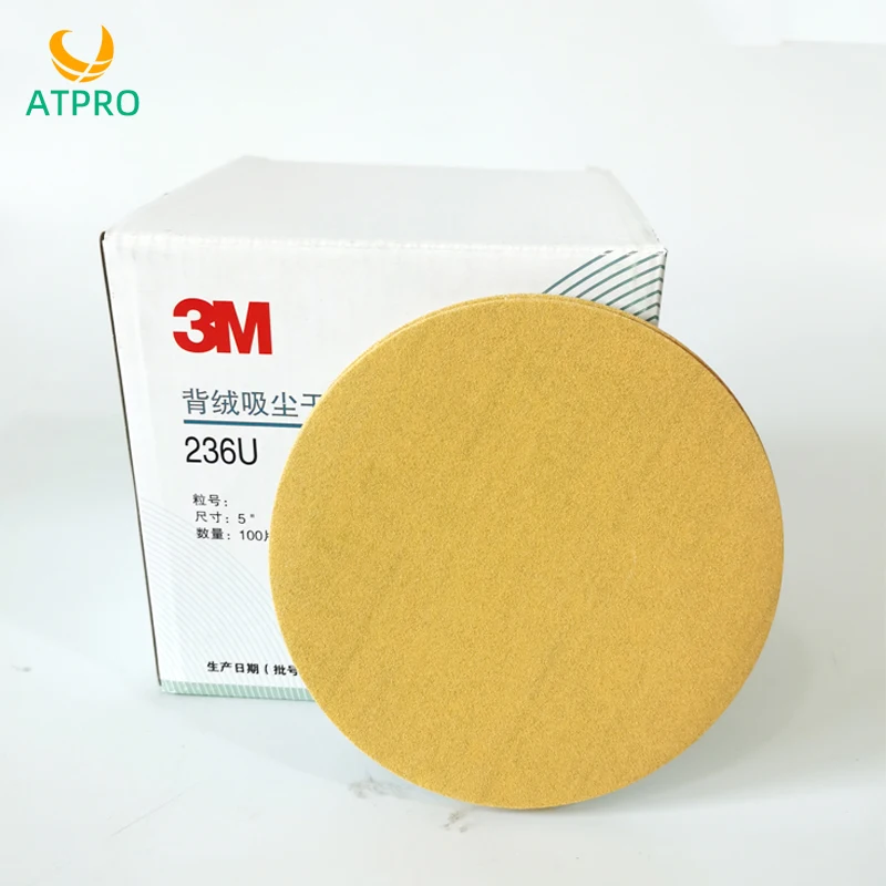 3M5 inch dry grinding flocking sandpaper 216U round disc car paint polishing sand 125MM
3M5 inch dry grinding flocking sandpaper 216U round disc car paint polishing sand 125MM