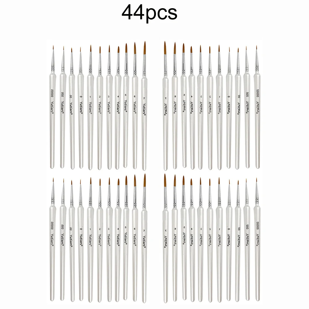 Miniature Detail Paint Brushes with 44 Sizes Wooden Fine Tip Paint Brush for Watercolor Painting Acrylic Art Painting Model Draw
Miniature Detail Paint Brushes with 44 Sizes Wooden Fine Tip Paint Brush for Watercolor Painting Acrylic Art Painting Model Draw
