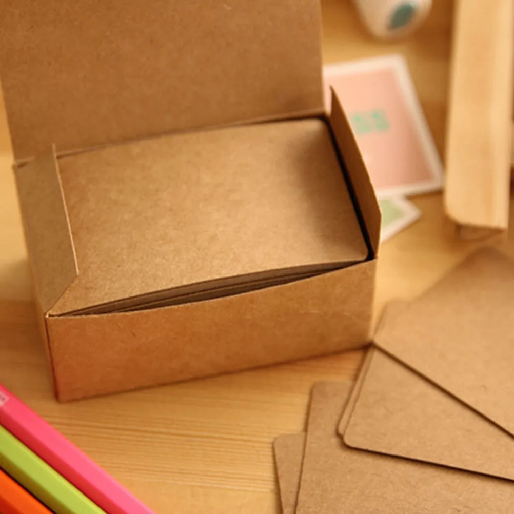 300Pcs Note Cards Paper Message Cards DIY Blank Card Set White Kraft Paper Office School Reminder Indexing
300Pcs Note Cards Paper Message Cards DIY Blank Card Set White Kraft Paper Office School Reminder Indexing