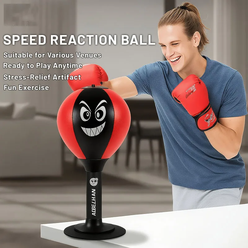 Stress Reliever Punching Bag Toy With Suction Cup Stress Buster Desk Boxing Punch Ball Reduce Tension Toys For Kids Easy Setup
Stress Reliever Punching Bag Toy With Suction Cup Stress Buster Desk Boxing Punch Ball Reduce Tension Toys For Kids Easy Setup