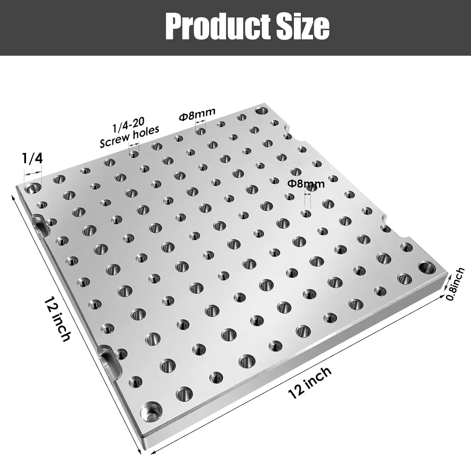12 x 12 x 0,8 дюйма, алюминиевая приспособление для крепежных пластин 6061, изготовление на заказ с ЧПУ - прямые продажи с фабрики
12 x 12 x 0,8 дюйма, алюминиевая приспособление для крепежных пластин 6061, изготовление на заказ с ЧПУ - прямые продажи с фабрики