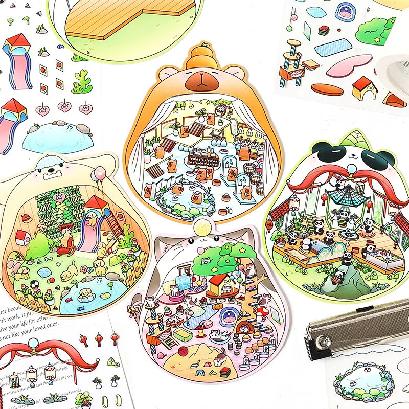 Journamm 2 листа DIY мини 3D милый дом наклейки сцены ПЭТ миниатюрные наклейки сцены ручной работы DIY креативные наклейки для скрапбукинга
Journamm 2 листа DIY мини 3D милый дом наклейки сцены ПЭТ миниатюрные наклейки сцены ручной работы DIY креативные наклейки для скрапбукинга