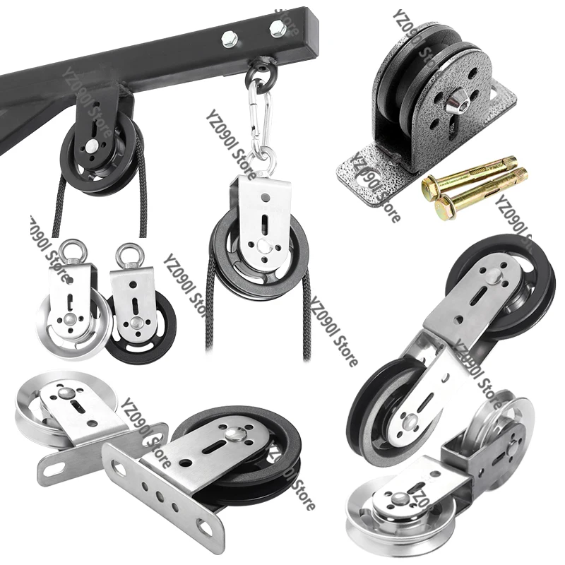 DIY Fitness Pulley System Accessories, Silent Bearing Wheel Cable Rowing Machine for Home Gym Lat Pull Down Training
DIY Fitness Pulley System Accessories, Silent Bearing Wheel Cable Rowing Machine for Home Gym Lat Pull Down Training