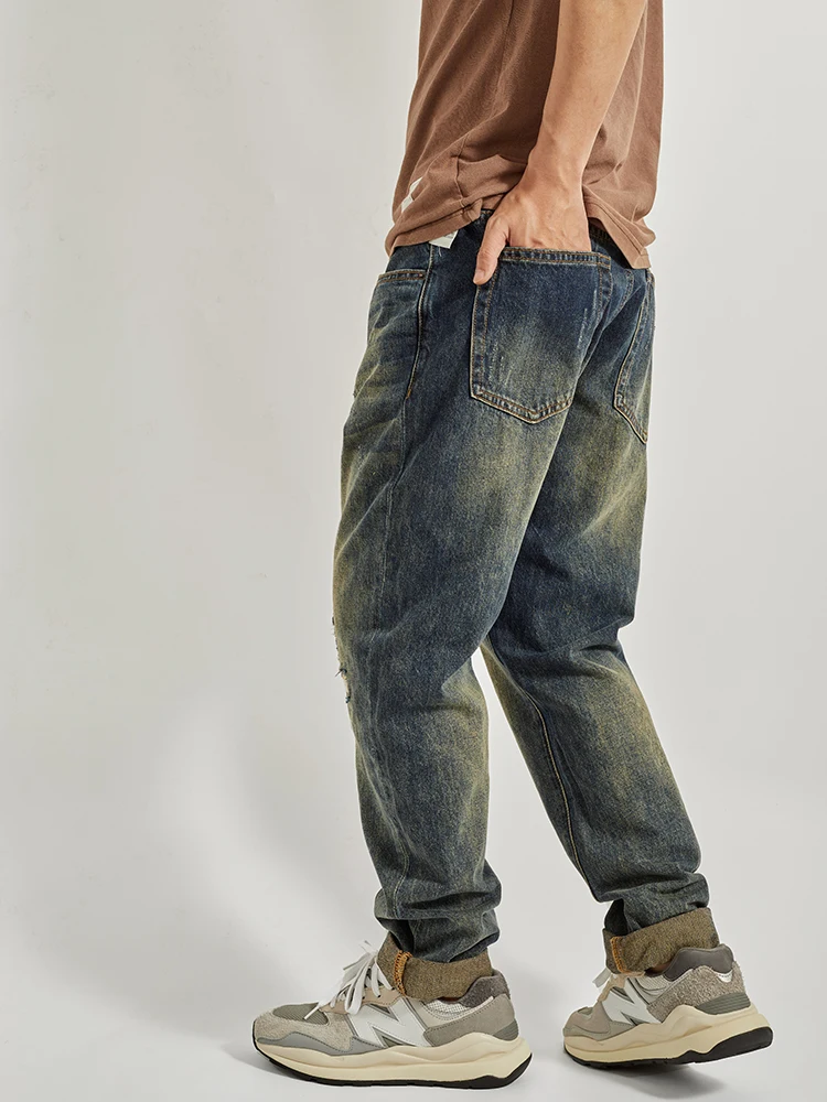 Trendy Brand Men's Loose Straight Leg Jeans Youth Patched Vintage Waed Ear Spring Summer Autumn Winter Universal Cone S...
Trendy Brand Men's Loose Straight Leg Jeans Youth Patched Vintage Waed Ear Spring Summer Autumn Winter Universal Cone S...