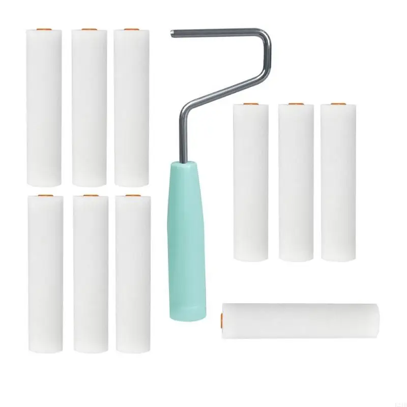 Sponge Roller Brush Pack 10 Brushes Ergonomic Thumb Support Household Cleaning
Sponge Roller Brush Pack 10 Brushes Ergonomic Thumb Support Household Cleaning