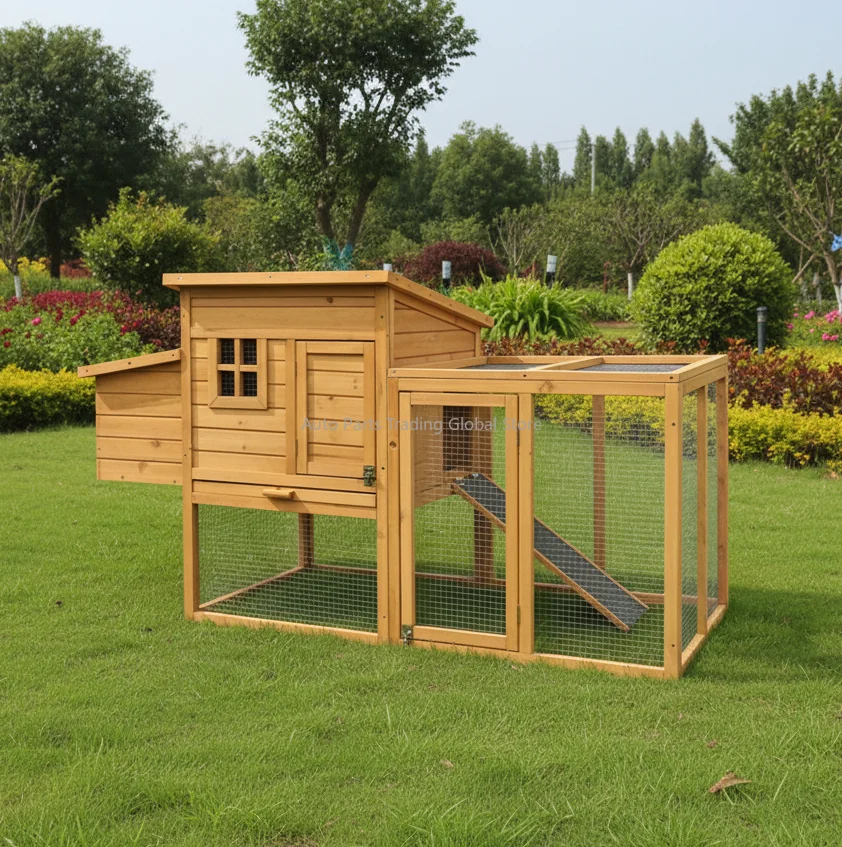 SDC011 High Quality Outdoor Backyard Pet Cage Wooden Chicken Coop House For Sales
SDC011 High Quality Outdoor Backyard Pet Cage Wooden Chicken Coop House For Sales
