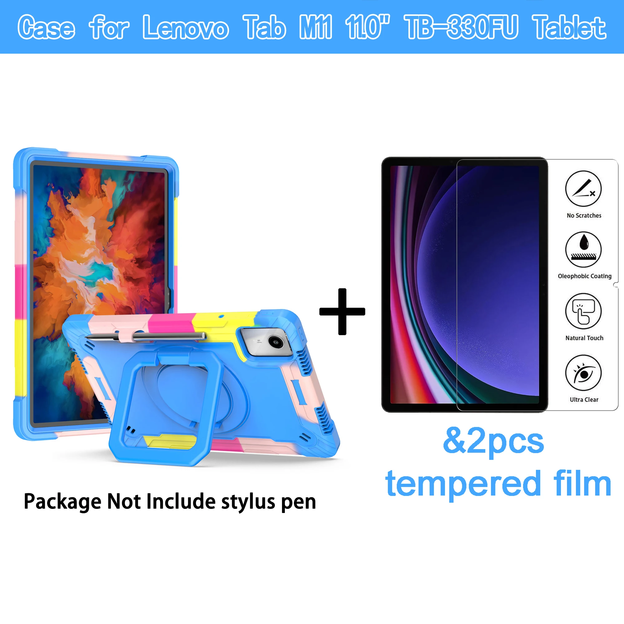 FOR Lenovo Tab M11 / Xiaoxin Pad 11 2024 Tablet Case with 360° Rotatable Bracelet Stand with Shoulder Strap
FOR Lenovo Tab M11 / Xiaoxin Pad 11 2024 Tablet Case with 360° Rotatable Bracelet Stand with Shoulder Strap