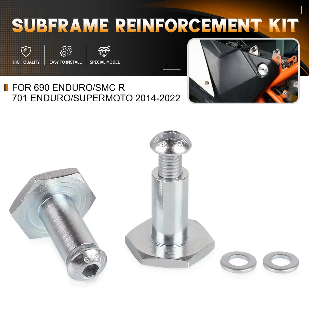 For 690 Enduro/SMC R Husqvarna 701 Enduro/SUPERMOTO 2014-2015-2016-2022 Motorcycle Accessories Subframe Tank Reinforcement Kit
For 690 Enduro/SMC R Husqvarna 701 Enduro/SUPERMOTO 2014-2015-2016-2022 Motorcycle Accessories Subframe Tank Reinforcement Kit