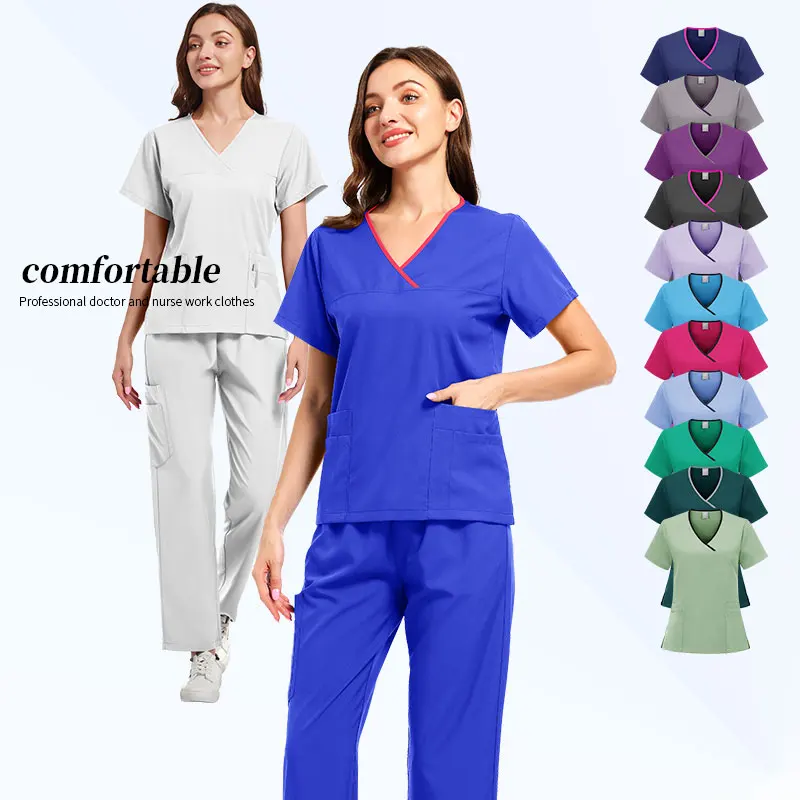 Nurses uniforms Medical Women Scrubs Sets Hospital Surgery Dental Clinic Beauty Spa Salon Lab Workwear Clothes Accessories
Nurses uniforms Medical Women Scrubs Sets Hospital Surgery Dental Clinic Beauty Spa Salon Lab Workwear Clothes Accessories