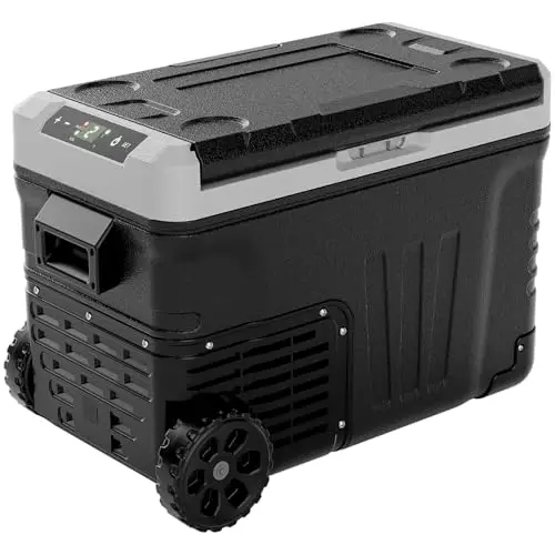 35L Dual-Power Portable Cooler Freezer -4°F to 68°F With Rugged Wheels And Dual Storage Baskets For Camping, Truck, Boat Travel
35L Dual-Power Portable Cooler Freezer -4°F to 68°F With Rugged Wheels And Dual Storage Baskets For Camping, Truck, Boat Travel