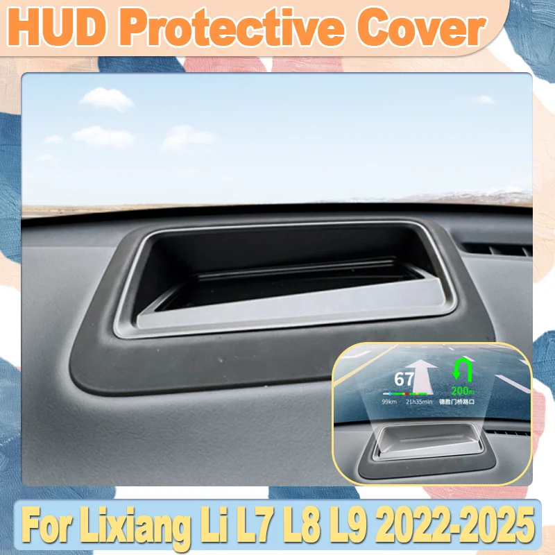 For Lixiang Li L7 L8 L9 2022-2025 Cars HUD Display Protective Covers Non Reflective HUD Protection Dustproof Car Interior Parts
For Lixiang Li L7 L8 L9 2022-2025 Cars HUD Display Protective Covers Non Reflective HUD Protection Dustproof Car Interior Parts