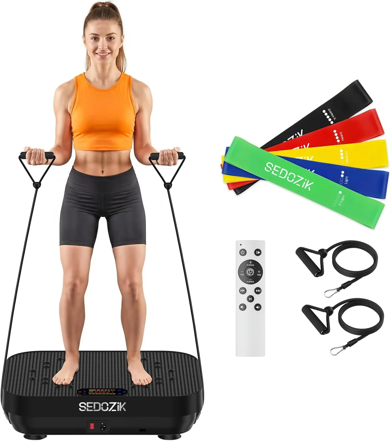 Vibration Plate Exercise Machine for Lymphatic Drainage, 450Lbs Capacity Full Body Workout with Bluetooth, 120 Speeds & 8 Modes, Home Gym Equipment
Vibration Plate Exercise Machine for Lymphatic Drainage, 450Lbs Capacity Full Body Workout with Bluetooth, 120 Speeds & 8 Modes, Home Gym Equipment
