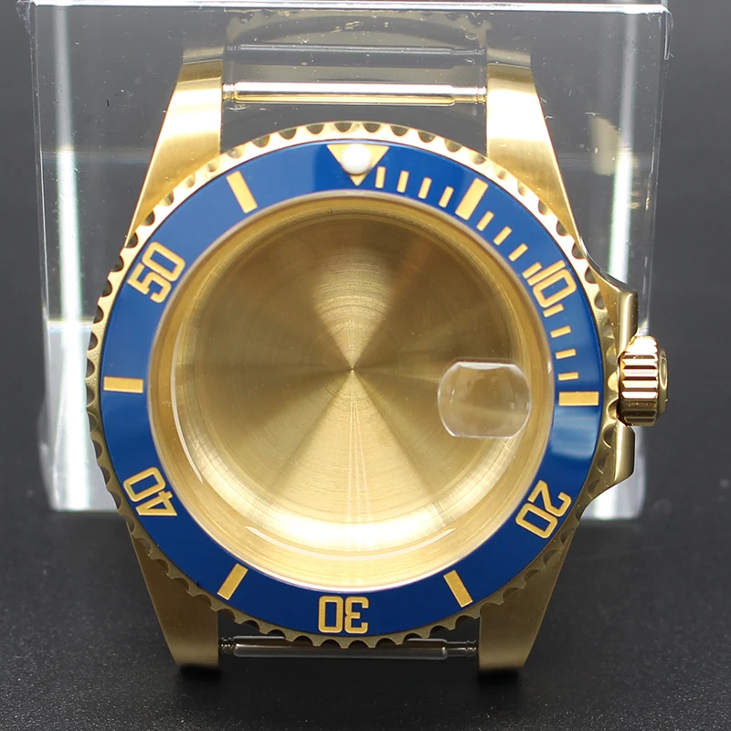Gold 40mm Watch Case Sapphire Glass Fashion Waterproof For Seiko Nh34 Nh35/36/38 ETA 2824 Miyota 8215 Movement 28.5mm Dial Parts
Gold 40mm Watch Case Sapphire Glass Fashion Waterproof For Seiko Nh34 Nh35/36/38 ETA 2824 Miyota 8215 Movement 28.5mm Dial Parts