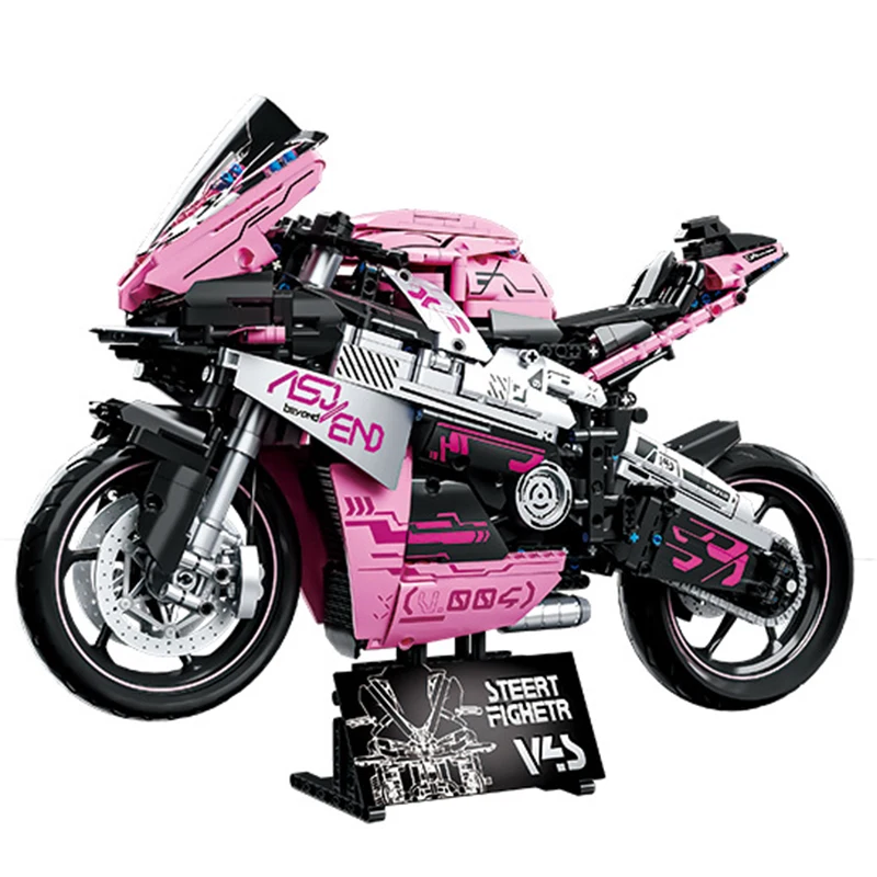 Наборы строительных блоков для мотоциклов, 1543 шт., набор строительных блоков для гоночного мотоцикла для взрослых, MOC, подарки на день рождения, игрушки для мальчика
Наборы строительных блоков для мотоциклов, 1543 шт., набор строительных блоков для гоночного мотоцикла для взрослых, MOC, подарки на день рождения, игрушки для мальчика