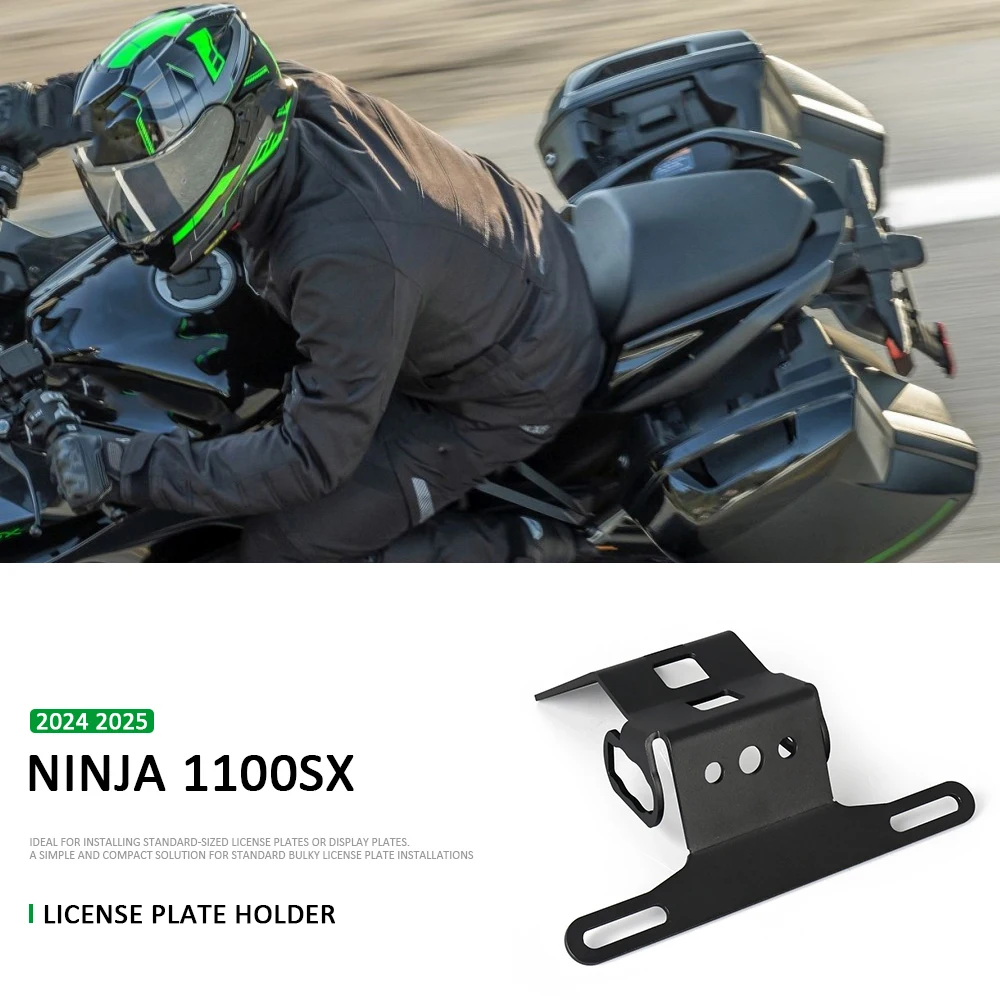 Motorcycle License Plate Holder New Rear Short Tail Stock Tailstock Frame Bracket For Kawasaki Ninja 1100SX 1100 SX 2024 2025
Motorcycle License Plate Holder New Rear Short Tail Stock Tailstock Frame Bracket For Kawasaki Ninja 1100SX 1100 SX 2024 2025